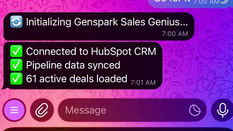 Beat 9: Startup message