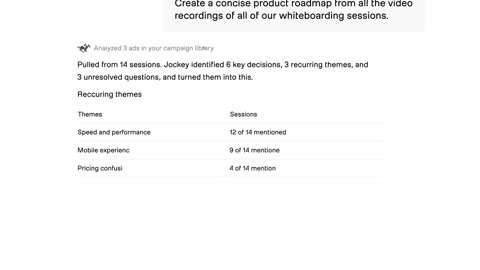 Beat 21: Roadmap prompt