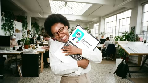 Beat 4: Pointing at laptop