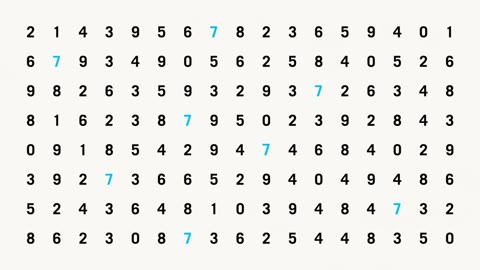Beat 16: Find the 7s