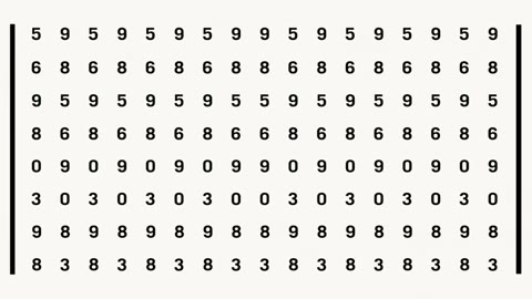 Beat 20: Seeing a number