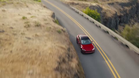 Beat 21: Model X on cliff road
