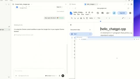 Beat 13: Chrome handoff