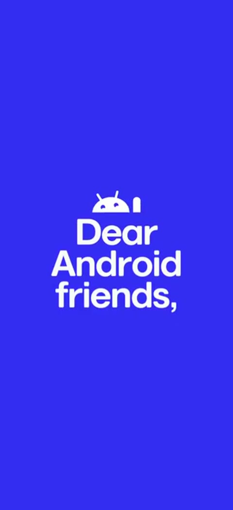 Beat 1: Dear Android friends