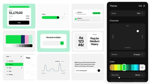 Beat 5: Theme panel
