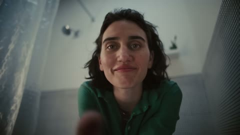 Beat 5: Bathroom grin