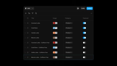 Beat 15: Toggle rows