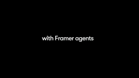 Beat 21: With Framer agents