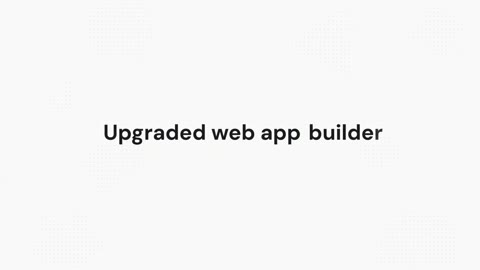 Beat 7: Web app builder