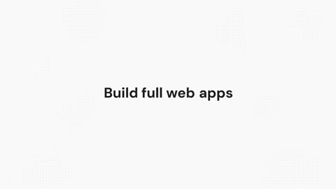Beat 8: Build full web apps
