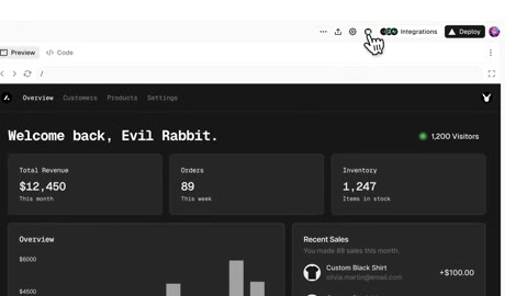 Beat 13: Dark dashboard