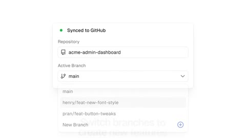 Beat 14: Branch menu