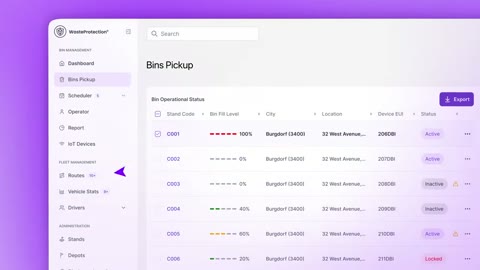 Beat 7: Dashboard and bins