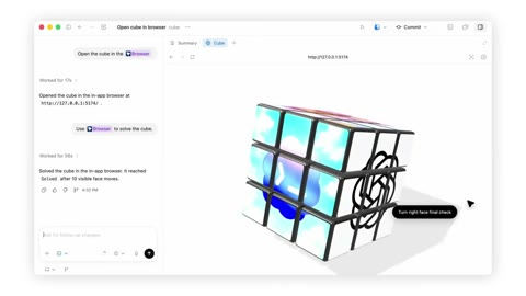 Beat 6: Cube solve