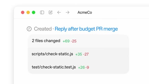 Beat 12: Slack message