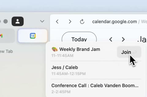 Beat 1: Calendar open
