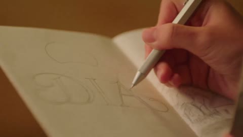 Beat 2: Lettering begins