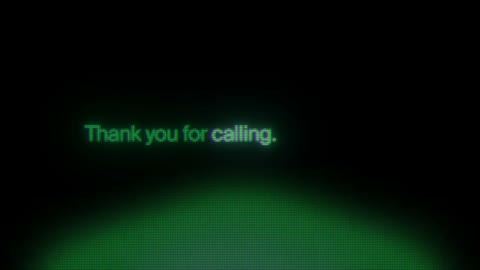 Beat 1: Thank you for calling