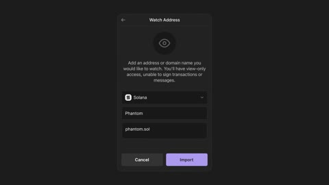 Beat 5: Watch Address form