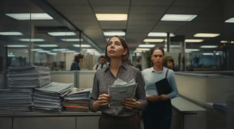 Beat 15: Woman with papers