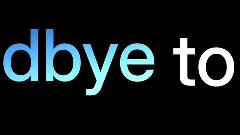 Beat 1: Say goodbye