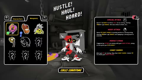 Beat 6: Character select