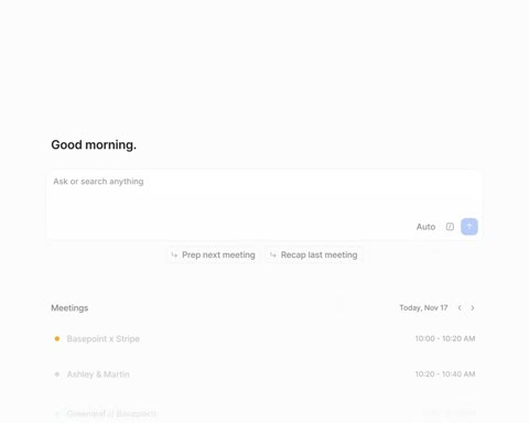 Beat 1: Good morning