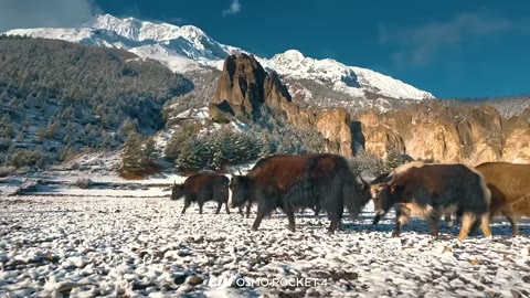 Beat 3: Yaks in snow