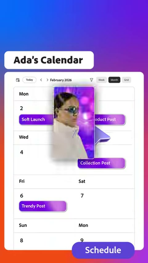 Beat 3: Cursor on calendar