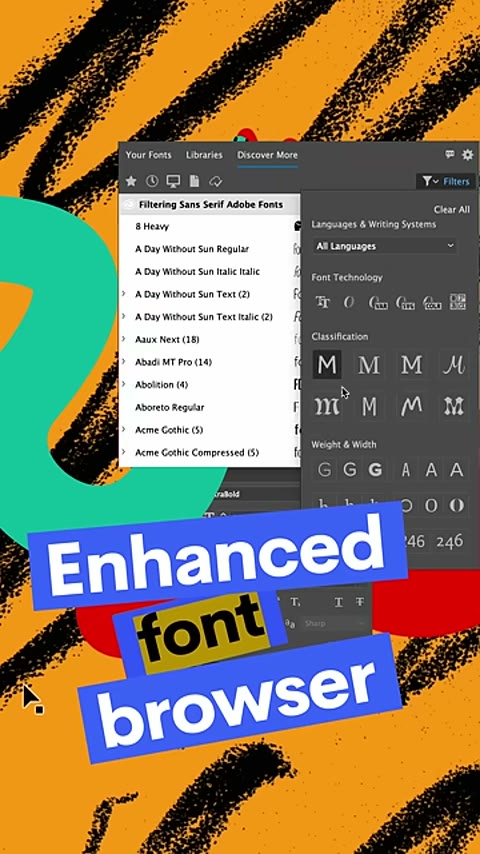 Beat 14: Enhanced font browser