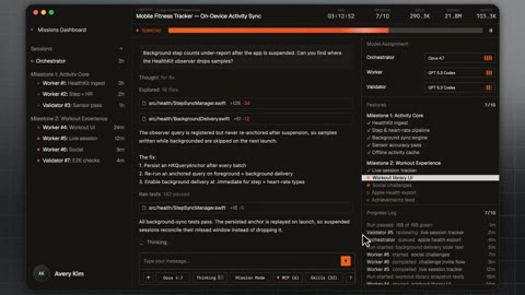Beat 5: Dashboard running