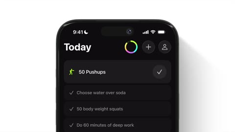 Beat 9: Today screen