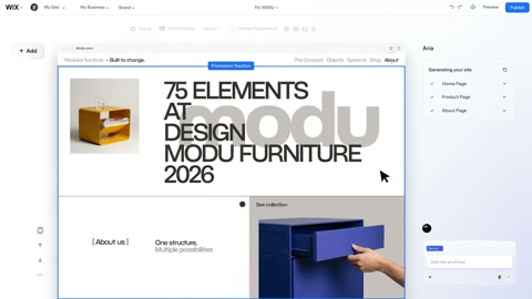 Beat 8: Site appears