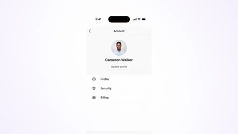 Beat 7: Account page