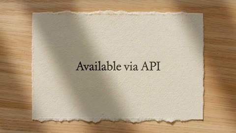 Beat 16: Available via API