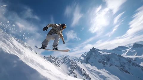 Beat 11: Snowboard jump