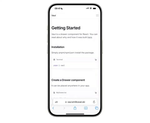 Beat 3: Nav drawer