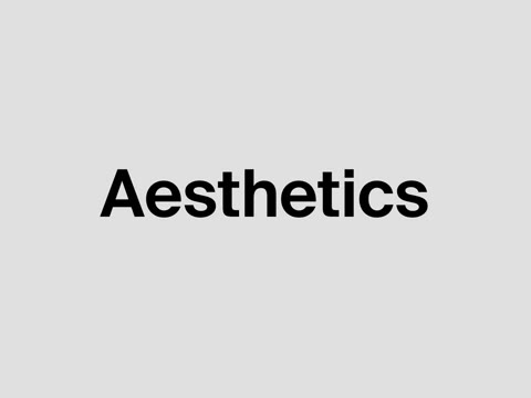 Beat 12: Aesthetics