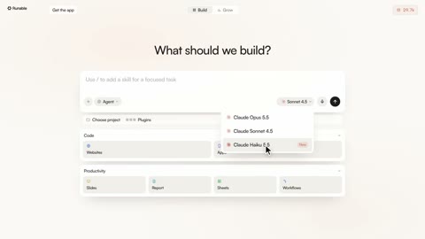 Beat 3: Model picker