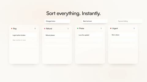 Beat 10: Sort everything