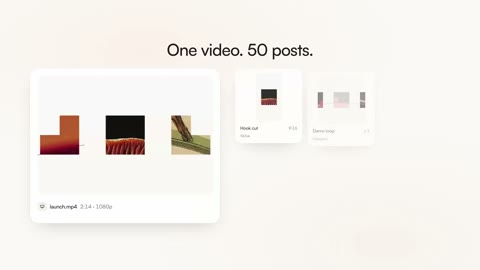 Beat 11: One video, 50 posts