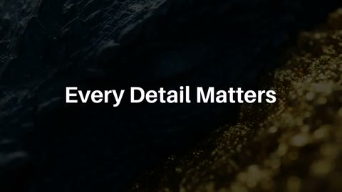 Beat 1: Every Detail Matters