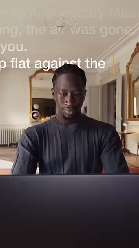 Beat 5: Poet at laptop