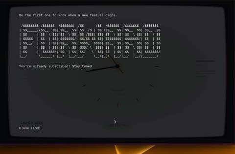 Beat 5: Terminal overlay