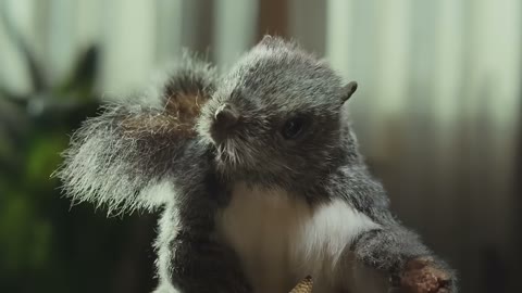 Beat 9: Squirrel reacts