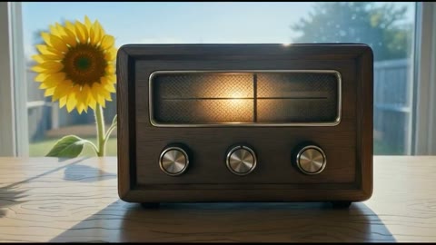 Beat 3: Radio and sunflower