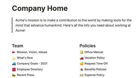 Beat 2: Open Company Home
