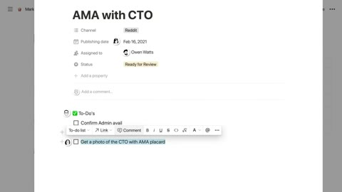 Beat 18: AMA page