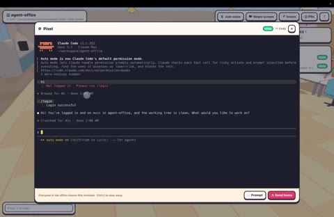 Beat 2: Open terminal