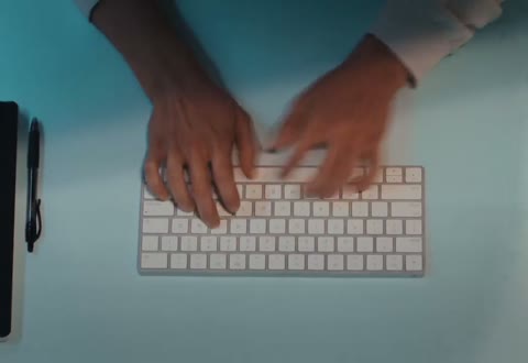 Beat 8: Hand at screen